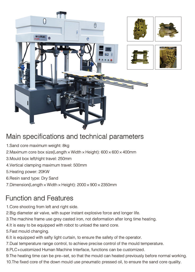 Double Head Core Shooting Machine